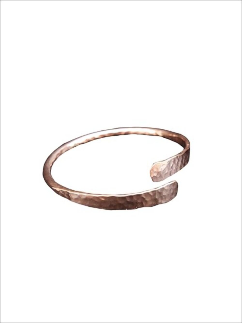 Handmade Hammered Pure Copper Cuff Bracelet Vintage Style Unisex Adult